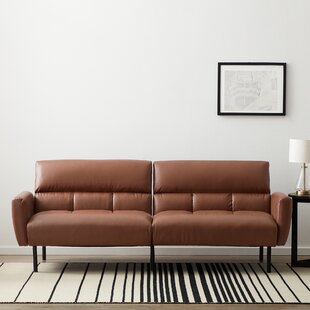 Natuzzi leather 2025 sofa bed